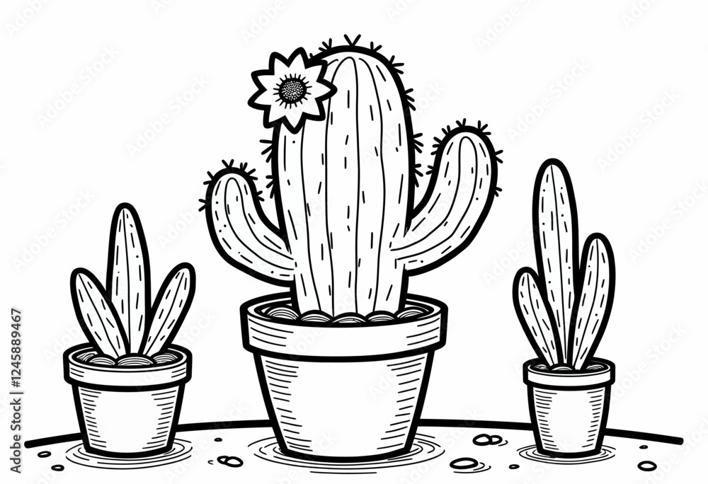 Printable Cactus Coloring Page: Simple Design with Thick Outlines on a White Background - Ideal for Little Hands, Promoting Relaxation and Focus in Young Children.
Printable Cactus Coloring Page: Simple Design with Thick Outlines on a White Background - Ideal for Little Hands, Promoting Relaxation and Focus in Young Children.