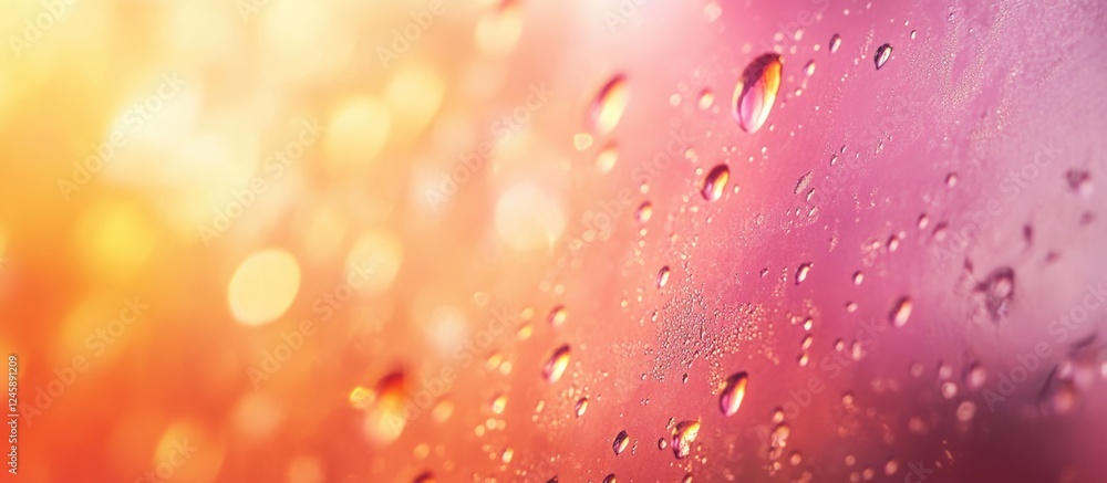 Abstract background with colorful soft bokeh and water drops creating a dreamy atmosphere for artistic and creative projects Abstract background with colorful soft bokeh and water drops creating a dreamy atmosphere for artistic and creative projects