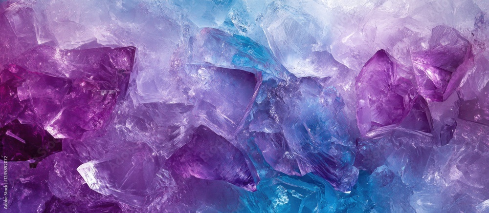 custom made wallpaper toronto digitalAmethyst quartz crystal texture featuring vibrant blue and purple hues for a stunning geological background aesthetic