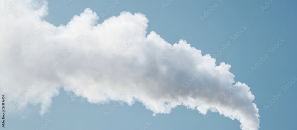 Air Pollution Impact on Urban Landscapes with Clear Sky Background for Text Insertion Air Pollution Impact on Urban Landscapes with Clear Sky Background for Text Insertion
