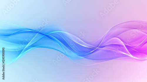 Abstract digital artwork with fluid blue and purple light swirls, ideal for creative and tech-inspired visuals.