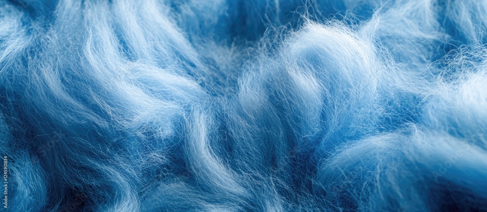 Blue fluffy wool texture close up for designers showcasing natural fibers in a seamless pattern ideal for textiles and fabric backgrounds. Blue fluffy wool texture close up for designers showcasing natural fibers in a seamless pattern ideal for textiles and fabric backgrounds.