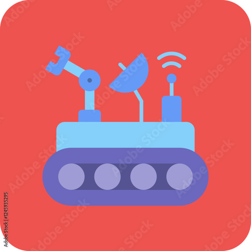 Mars Rover Icon