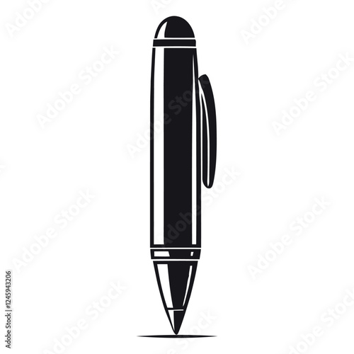 fountain pen vector illustration