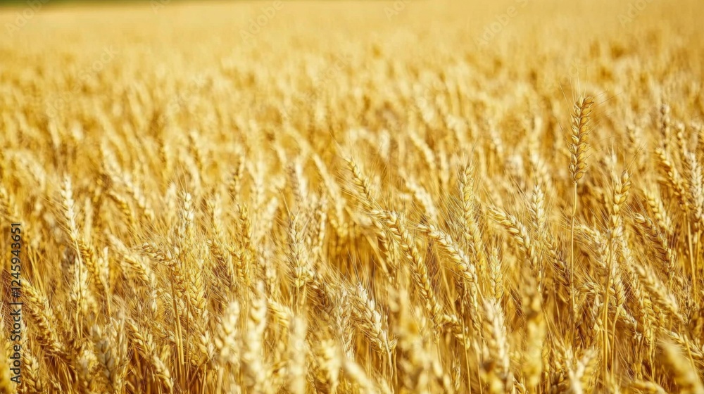 Golden Wheat Field in the Summer Golden Wheat Field in the Summer