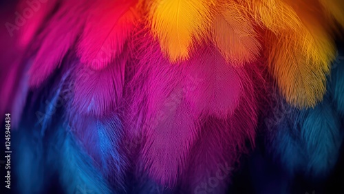 colorful feather