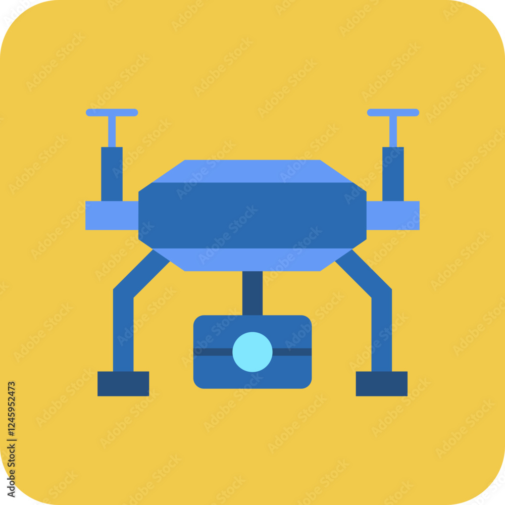 Obraz premium Smart Drone Icon