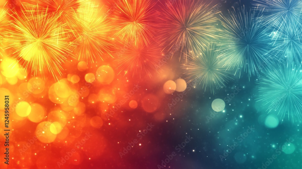 Indian flag patterns designed for use in Independence Day posters and banners, featuring fireworks in the background, Indian flag patterns designed for use in Independence Day posters and banners, featuring fireworks in the background,