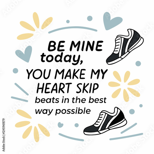 You make my heart skip beats in the best way possible typography t shirt design