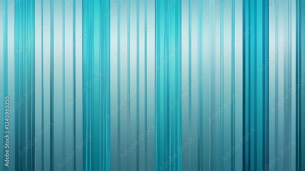 Obraz premium Abstract Gradient Background with Vertical Blue and Metallic Silver Stripes.
