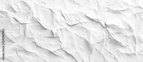 Wallpaper Mural Crumpled white paper texture ideal for minimalistic backgrounds and artistic design projects enhancing visual appeal and depth. Torontodigital.ca