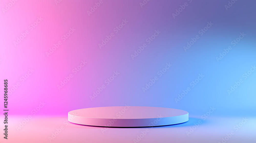 Futuristic technology display platform Futuristic technology display platform