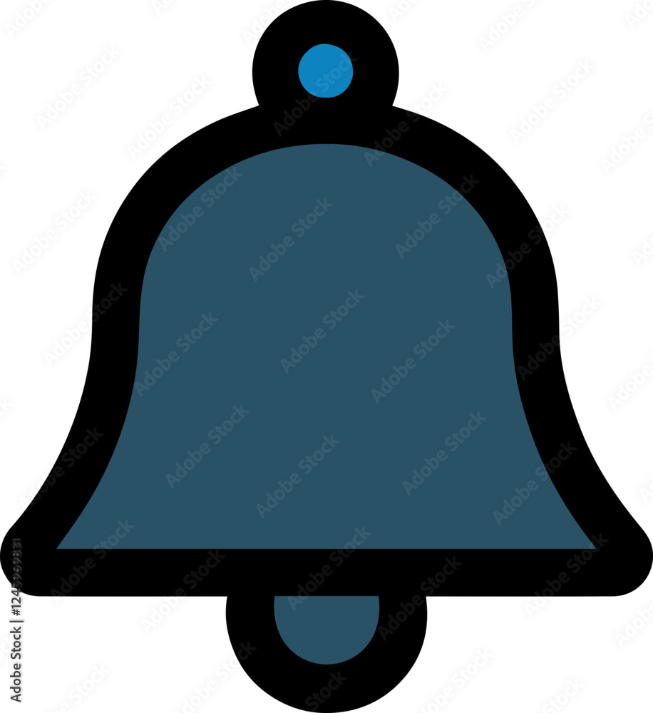 Ringing bell icon illustration Ringing bell icon illustration