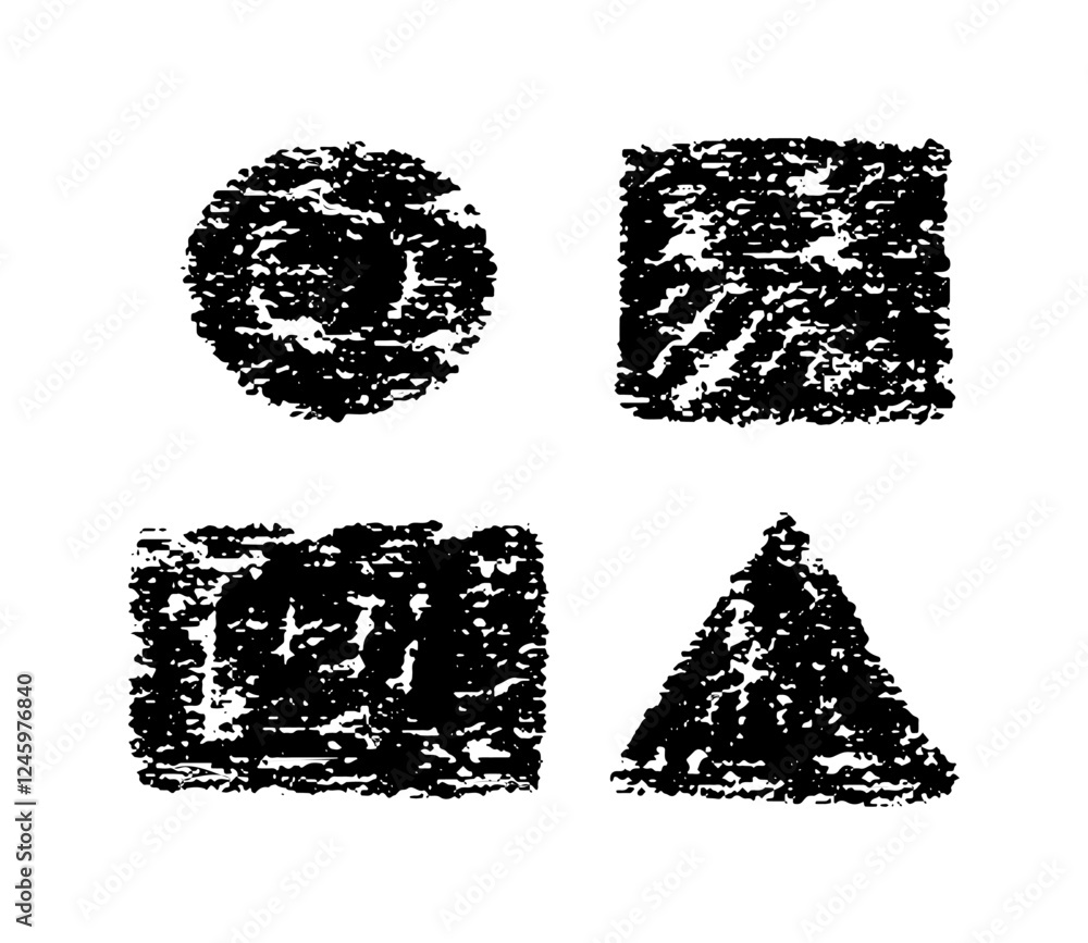 Crayon kid figure by pencil. Doodle black basic sketch shapes. Hand drawn circle, square, triangle, rectangle. Geometric forms and grunge noise elements Crayon kid figure by pencil. Doodle black basic sketch shapes. Hand drawn circle, square, triangle, rectangle. Geometric forms and grunge noise elements