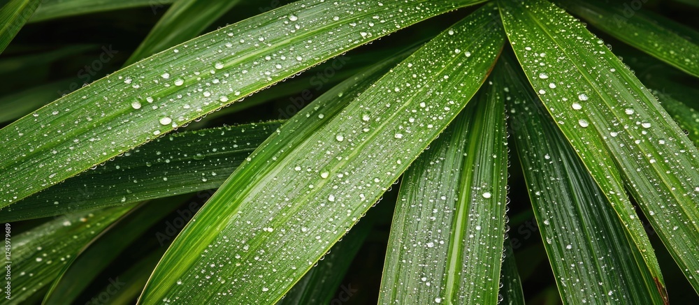 Dew Drops on Lush Green Grass with Macro Perspective Enhancing Nature's Beauty and Freshness Dew Drops on Lush Green Grass with Macro Perspective Enhancing Nature's Beauty and Freshness