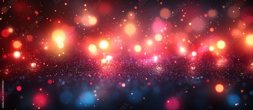Glittering festive lights bokeh background for Christmas celebrations showcasing colorful sparkle and warmth in a holiday atmosphere Glittering festive lights bokeh background for Christmas celebrations showcasing colorful sparkle and warmth in a holiday atmosphere