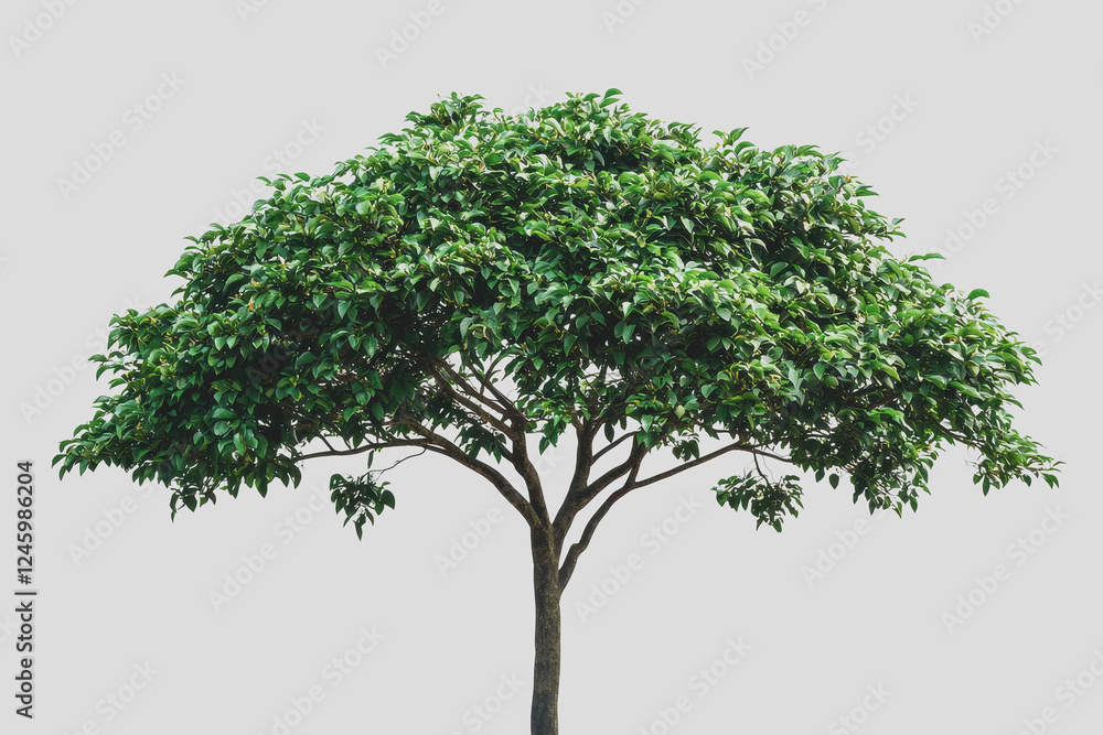 custom made wallpaper toronto digitalTree with green leaves against a clear blue sky in a natural outdoor environment