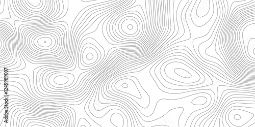 Abstract Topographic background. Geographic line map. Wavy pattern design. Paper texture imitation of a geographical map shades. Vector illustration.
