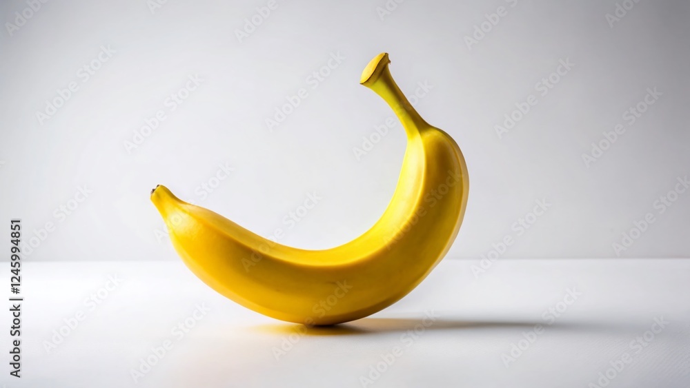Minimalist Dancing Bananas: Playful Yellow Fruit Composition Minimalist Dancing Bananas: Playful Yellow Fruit Composition
