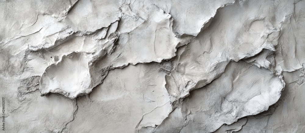 Textured grey wall surface with abstract layered pattern highlighting irregularities and depth in a rustic, natural appearance. Textured grey wall surface with abstract layered pattern highlighting irregularities and depth in a rustic, natural appearance.