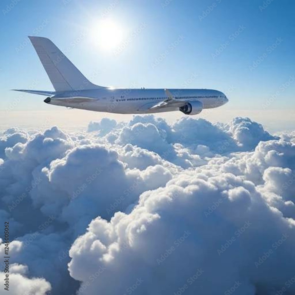 Obraz premium airplane in the sky