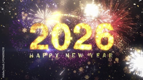 happy new year 2026 background