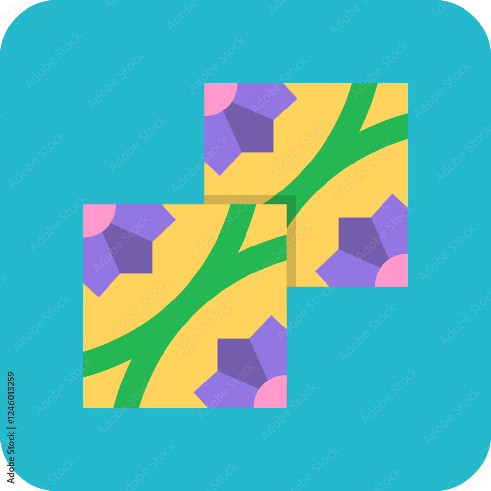 Fototapeta premium Ceramic Tile Icon