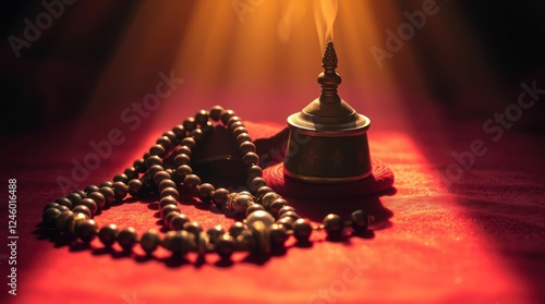 magic lamp in the night