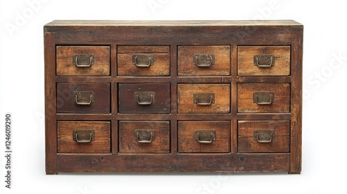 Vintage Wooden Drawer Chest with Rustic Finish for Home Decor - A Charming Addition to Enhance Your Living Space Aesthetic and Organize Essentials with Timeless Craftsmanship and Style.