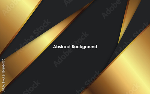 modern black dop with golden color luxury abstract background template