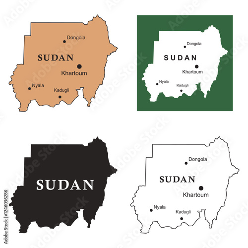 map of sudan region