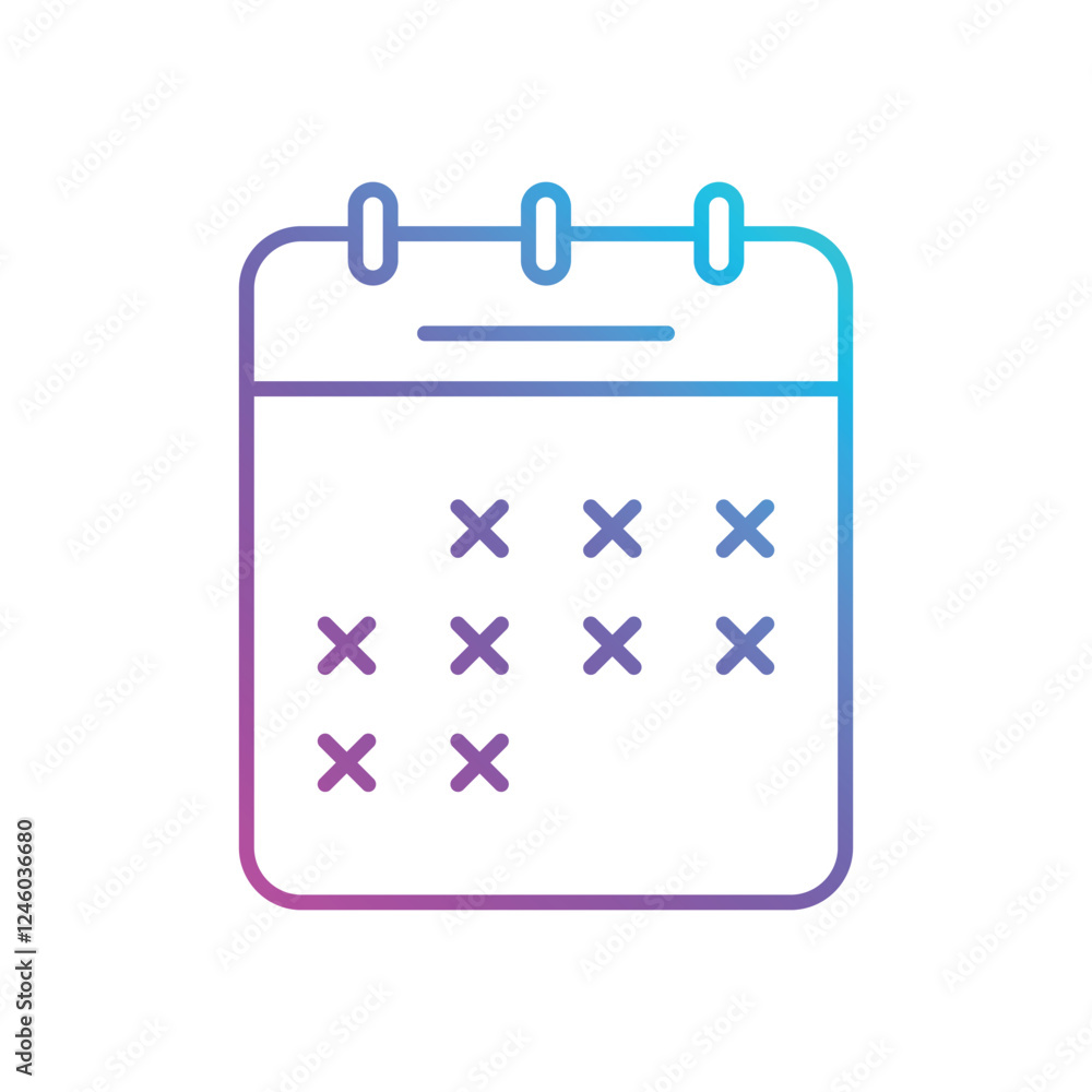 Calendar vector icon Calendar vector icon