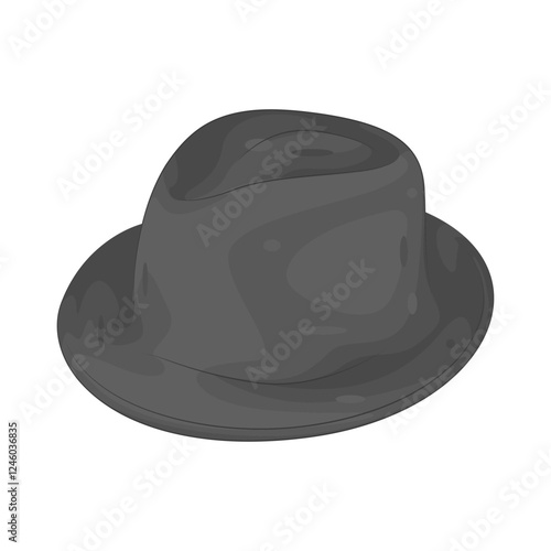 Illustration of black hat