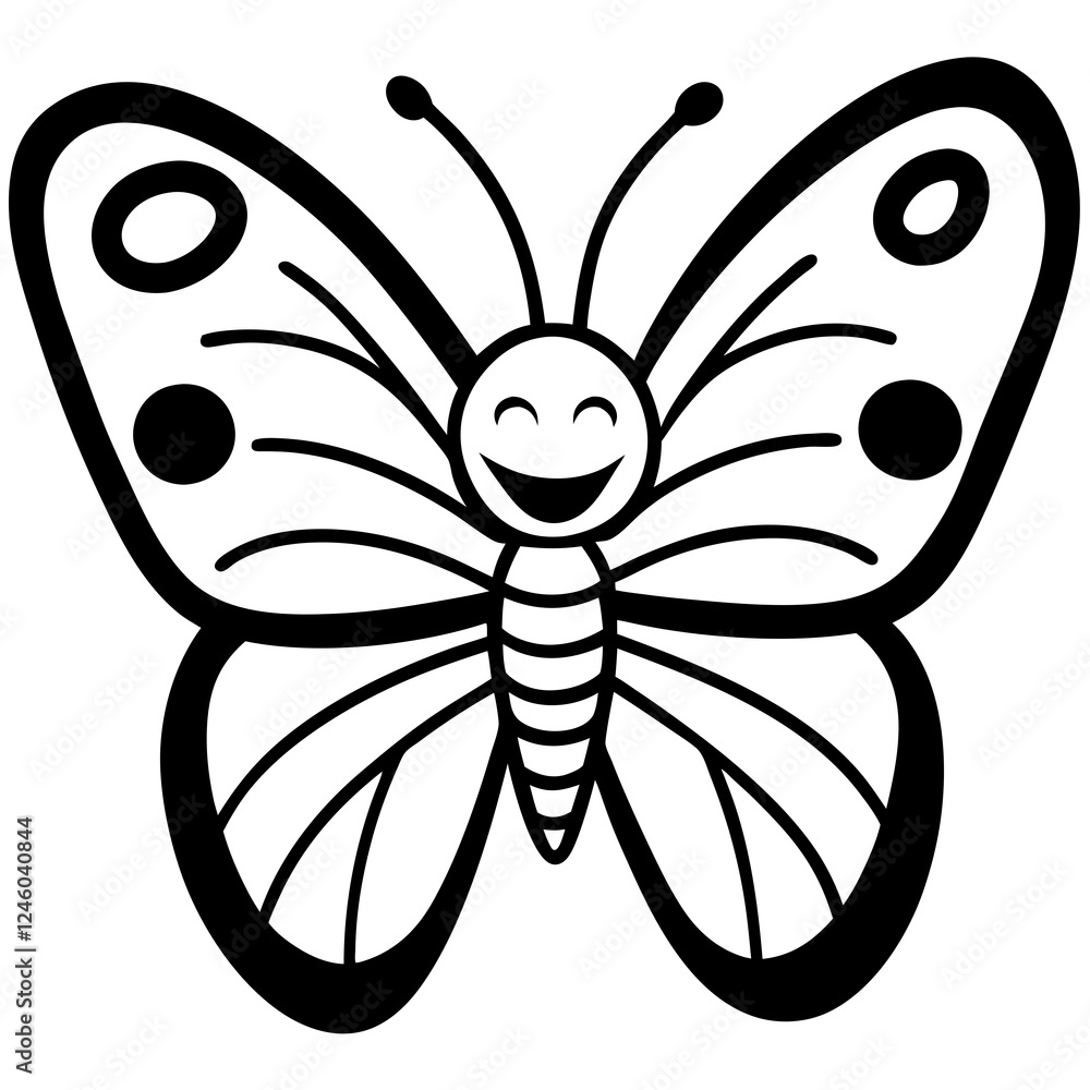 Obraz premium butterfly on white background