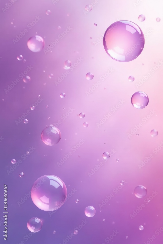 Pastel purple bubbles suspended in a soft, abstract haze, gentle colors, bubble art Pastel purple bubbles suspended in a soft, abstract haze, gentle colors, bubble art