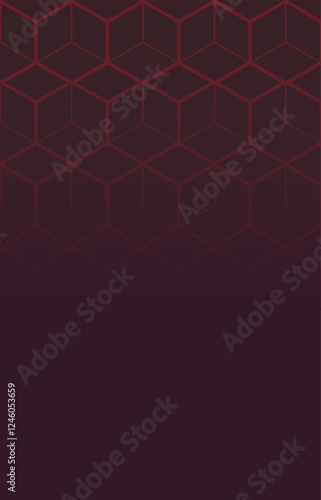 hexagon pattern with gradient wallpaper 