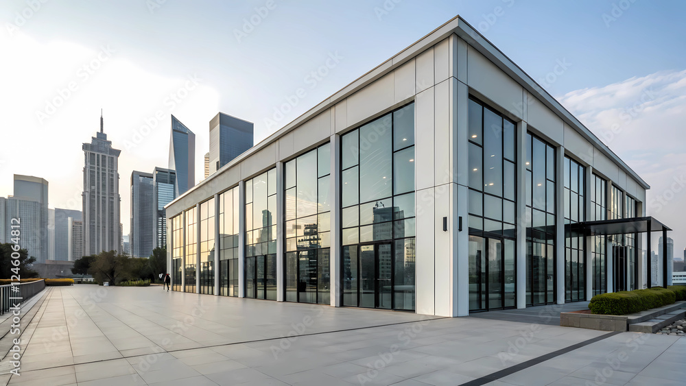 Fototapeta premium modern office building in london