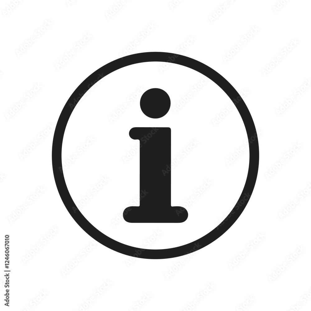 Info Icon: Vector Illustration for Help and Support Info Icon: Vector Illustration for Help and Support