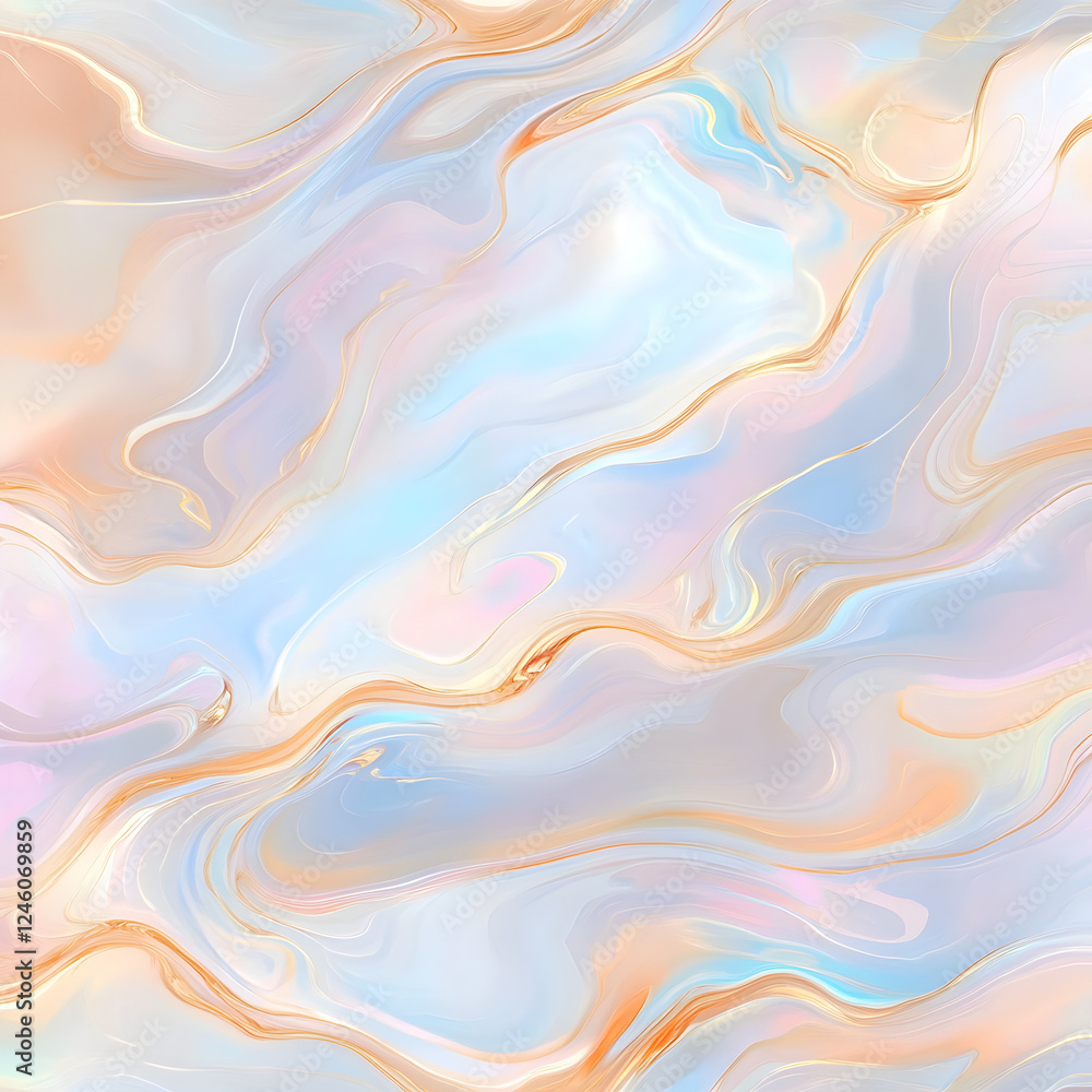 Obraz premium A pastel marble stone texture pattern in an array of blue and purple colors, background.