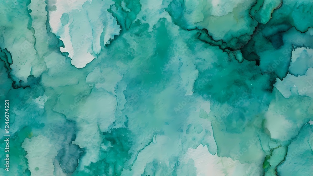 Turquoise Watercolor Background Digital Paper Turquoise Watercolor Background Digital Paper