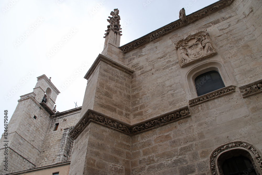 chapel of the san gregorio college in valladolid in spain chapel of the san gregorio college in valladolid in spain
