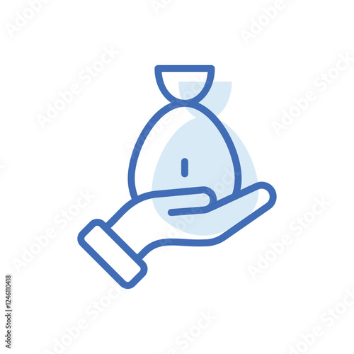 Alms vector icon