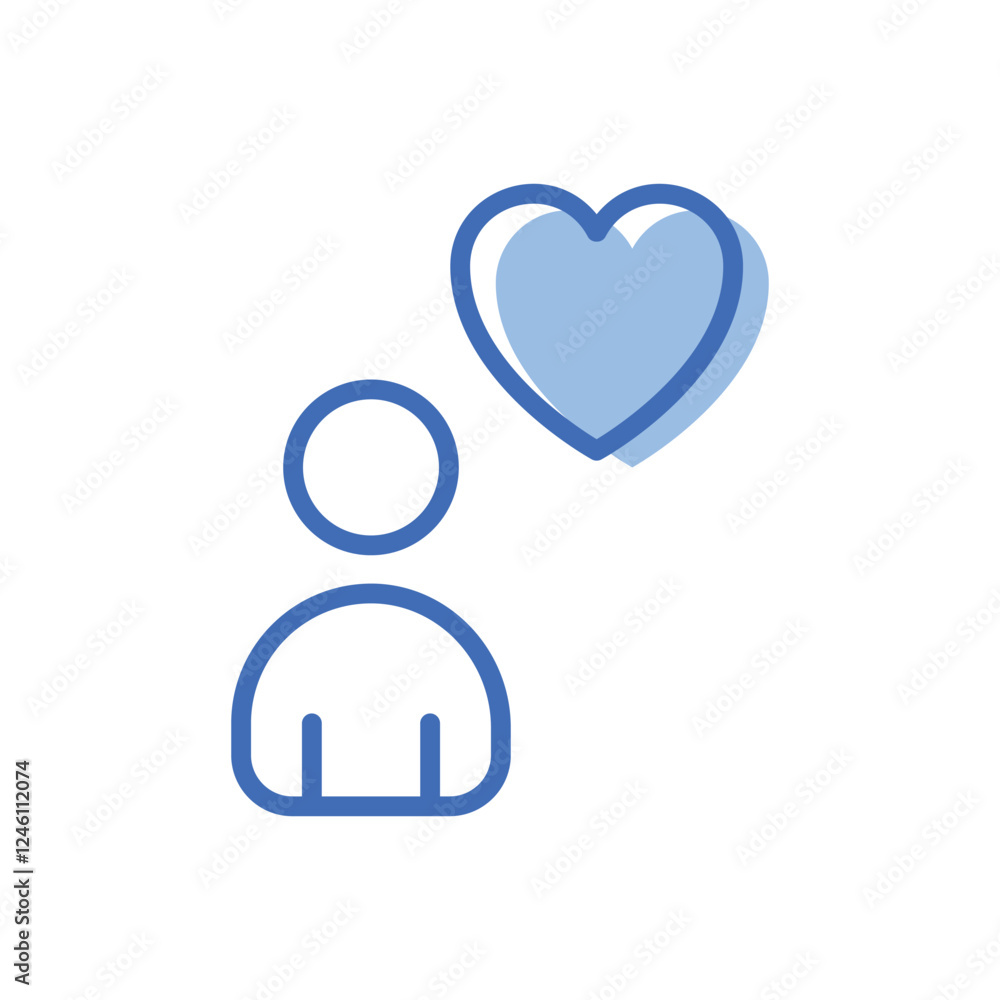 Teach Love vector icon Teach Love vector icon
