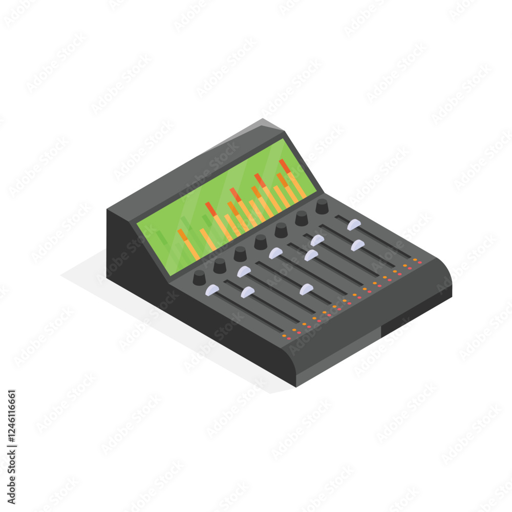 Get this amazing icon of audio mixer in trendy design style Get this amazing icon of audio mixer in trendy design style