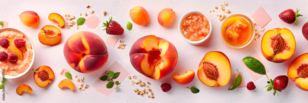 Assorted Peach Recipes - From Pie to Salsa, An Alluring Collection of Peach-Themed Delicacies