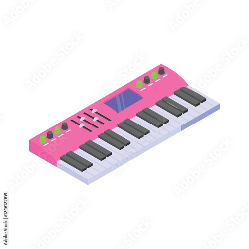 Electronic synthesizer keyboard for music production and sound effects