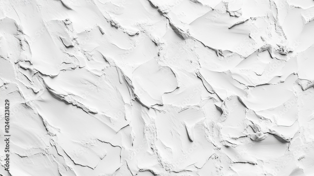 Obraz premium Textured white surface with a rugged appearance, ideal for various design projects or backgrounds