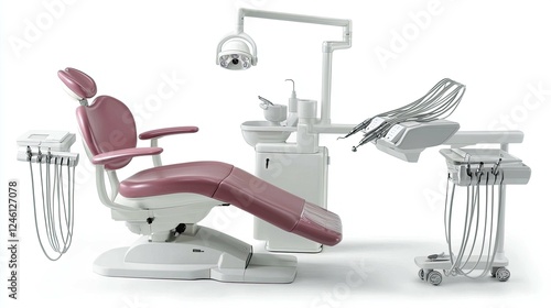 Modern Dental Chair and Equipment: High-Quality Dentistry Technology for Comfortable Patient Care photo