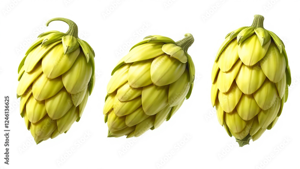 Fototapeta premium Green onion isolated on white background