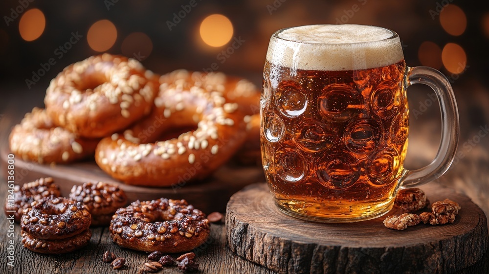 bakery products on wooden table over grunge background with copy space oktoberfest copy space bakery products on wooden table over grunge background with copy space oktoberfest copy space